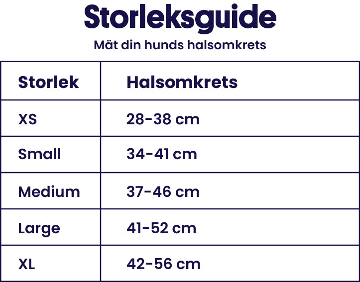 Halsband med LED-belysning